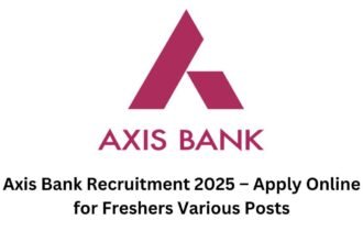 Axis Bank Recruitment 2025