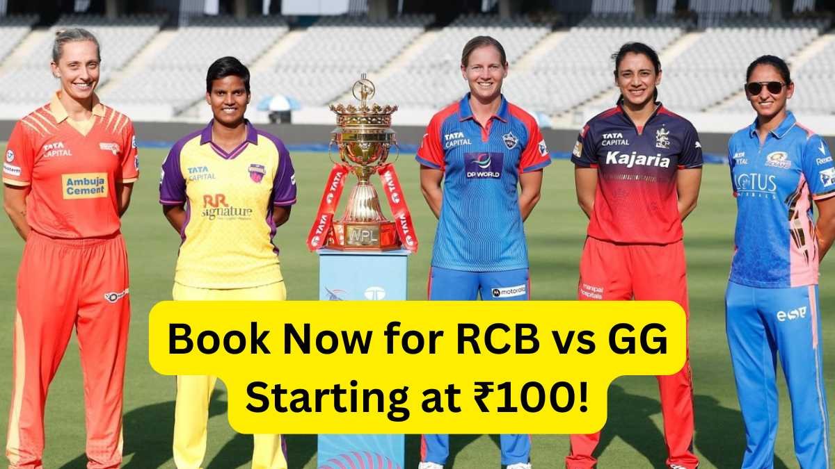 WPL 2025 Tickets Book Now for RCB vs GG Starting at ₹100! » Bull