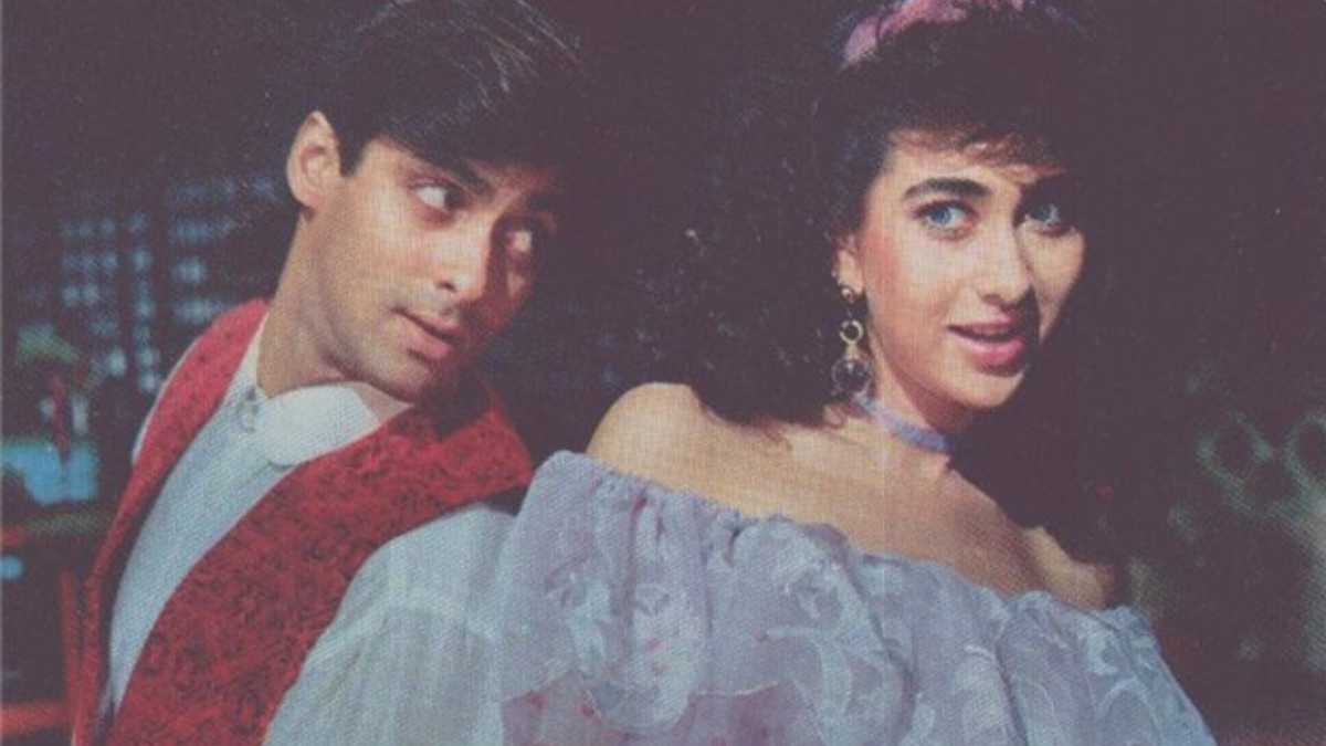 salman khan and Karishma Kapoor old photos